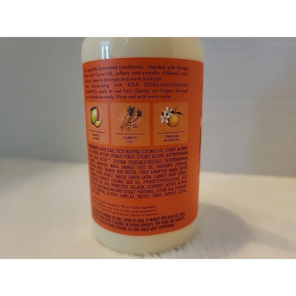 NEW SheaMoisture Kids Conditioner for Kids Hair Mango and‎ Carrot Sulfate Free